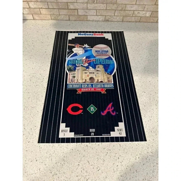 Disney Eyes & Ears Cast Member Exclusive March 1997 Grand‎ Slam Opening Baseball - Picture 1 of 2